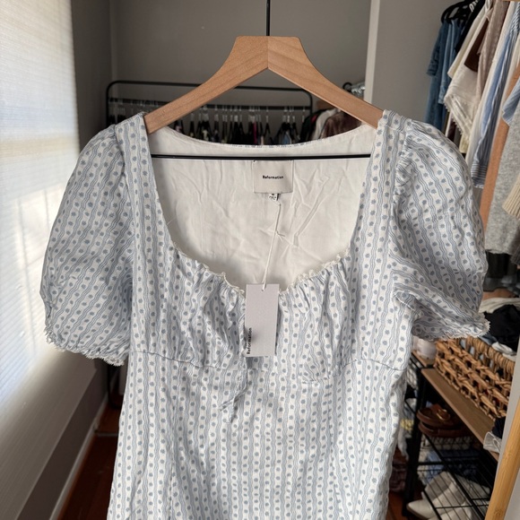 NWT Reformation Cherise Linen Maxi Dress | Size 10 - Picture 3 of 13